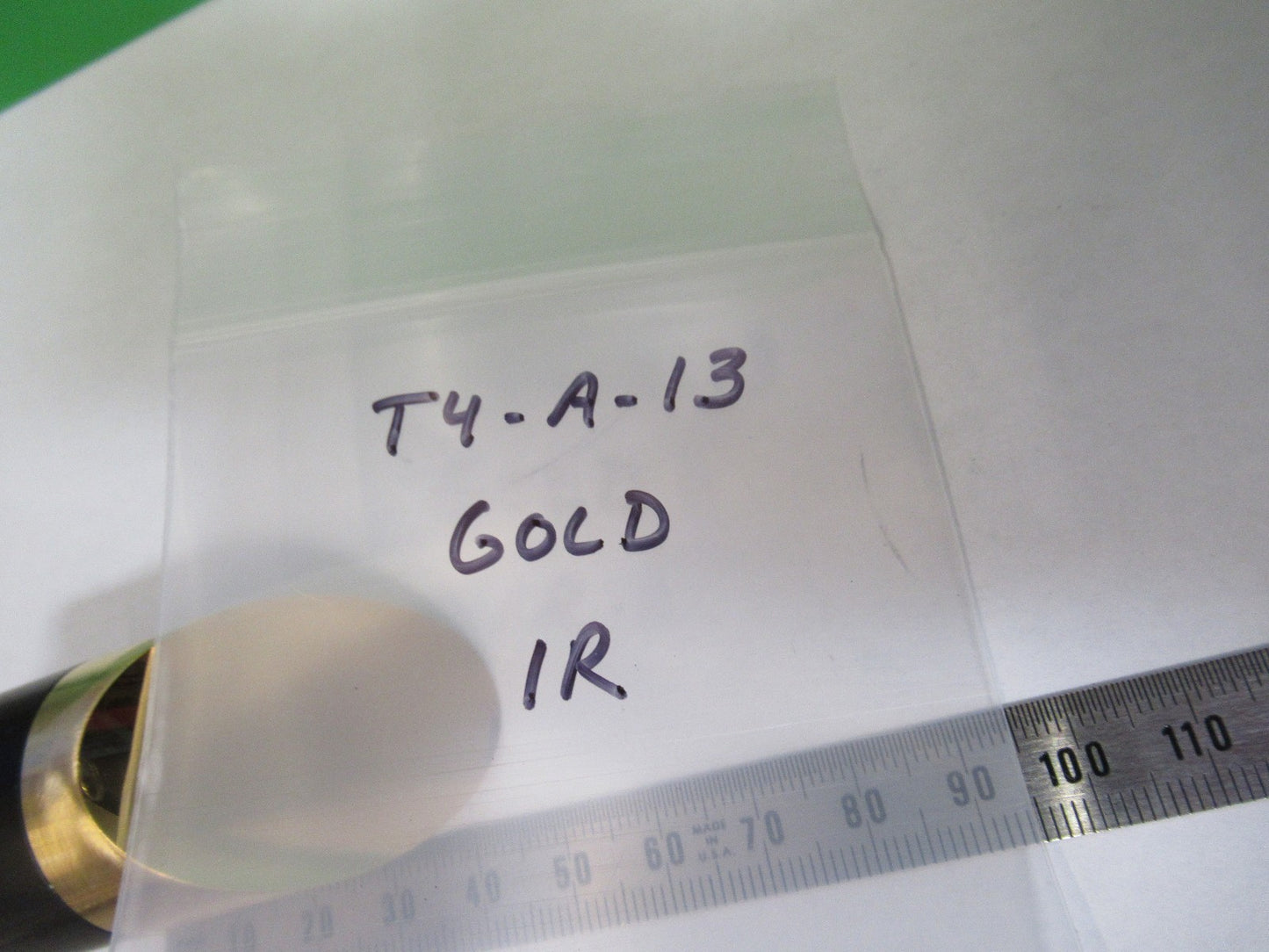 OPTICAL GOLD COATED MIRROR PARABOLIC INFRARED LASER OPTICS AS PICTURED T4-A-13