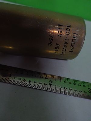 Vintage Quartz Crystal Bliley Electric Co. Tco Frequency