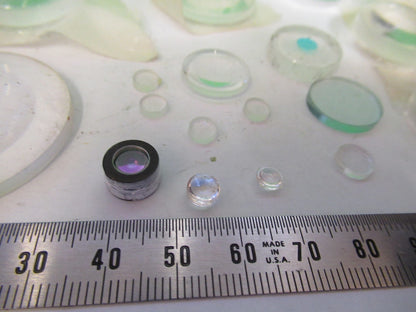 LOT OPTICAL GLASS LENSES ASSORTED LASER OPTICS NICE AS PICTURED U9-A-47
