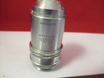 LEITZ GERMANY OBJECTIVE 10X /170 MICROSCOPE PART OPTICS AS PICTURED &75-B-15