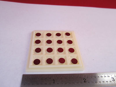 LOT 16 EA OPTICAL GERMANIUM COATED FILTERS INFRARED LASER OPTICS BIN#7C