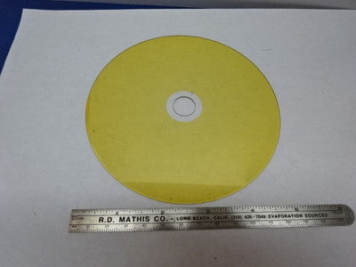 Coated Round Glass Disc Hard Drive Test Optical Optics