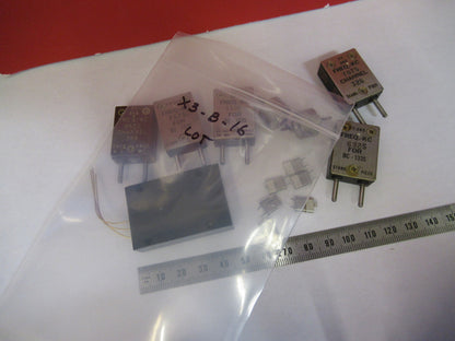 LOT VINTAGE WWII  QUARTZ CRYSTAL FT-243  KC FREQUENCY RADIO AMATEUR X3-B-16