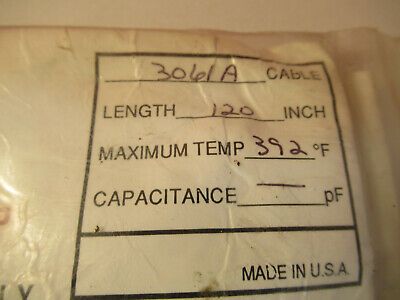 MEGGITT ENDEVCO LOW NOISE CABLE 3061A for ACCELEROMETER VIBRATION AS PIC &10-DT
