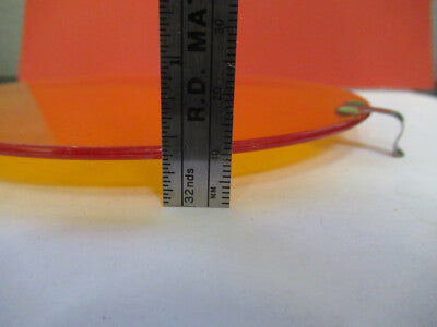 Optical Huge Plastic Filter Orange Plate Optics