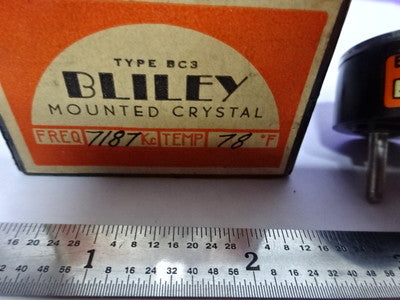 BLILEY ELECTRIC BC3 7187 KC FREQUENCY QUARTZ RESONATOR AS PICTURED &AB-01
