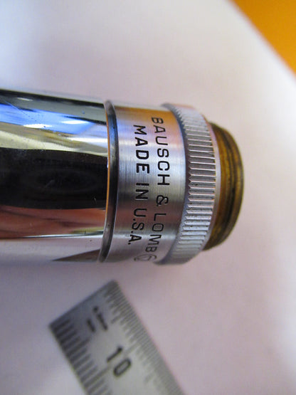 MICROSCOPE INDUSTRIAL OBJECTIVE BAUSCH LOMB FLAT FIELD 40X OPTICS AS IS Y3-A-91