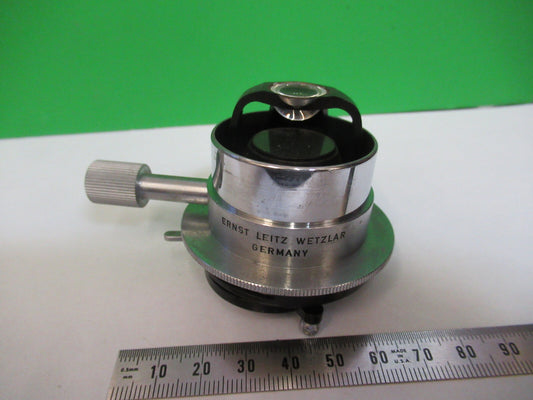 Ernst Leitz Wetzlar Condenser + Iris Microscope Part