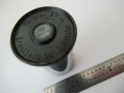 Vinatge Ernst Leitz Eyepiece 8X Lens Microscope Part