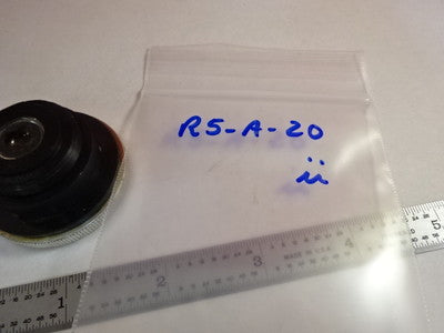 MICROSCOPE PART CONDENSER DIAPHRAGM IRIS OPTICS AS IS B#R5-A-20