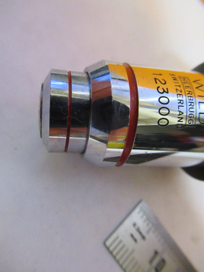 WILD HEERBRUGG SWISS OBJECTIVE HI 100X MICROSCOPE PART AS PICTURED Y3-A-49