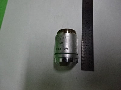 MICROSCOPE PART OBJECTIVE AMERICAN AO 10X PLAN EPI OPTICS AS IS #AE-16