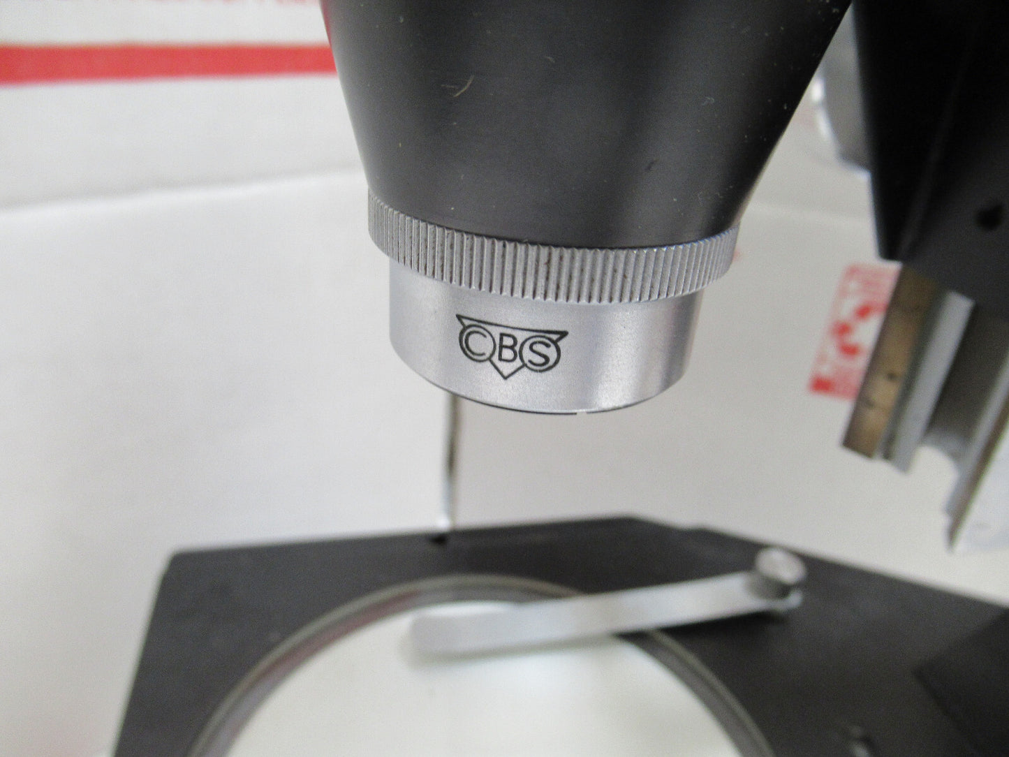 BECK KASSEL VINTAGE GERMANY CBS STEREO OPTICS MICROSCOPE AS PICTURED LOB