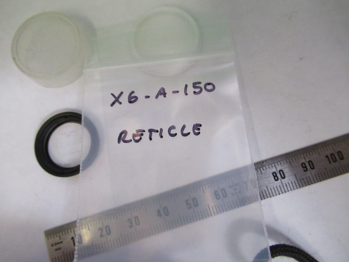 reticle optics  MICROSCOPE PART OPTICS AS PICTURED X6-A-150