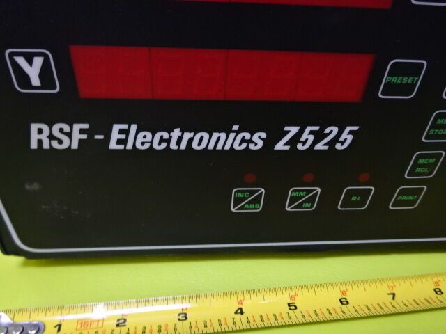 FOR PARTS  RSF ELECTRONICS Z525 READOUT MODULE POSITIONING AS IS #TD-3
