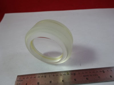 OPTICAL DOUBLET LENS ZEISS CONVEX CONCAVE GERMANY OPTICS AS PICTURED &93-01