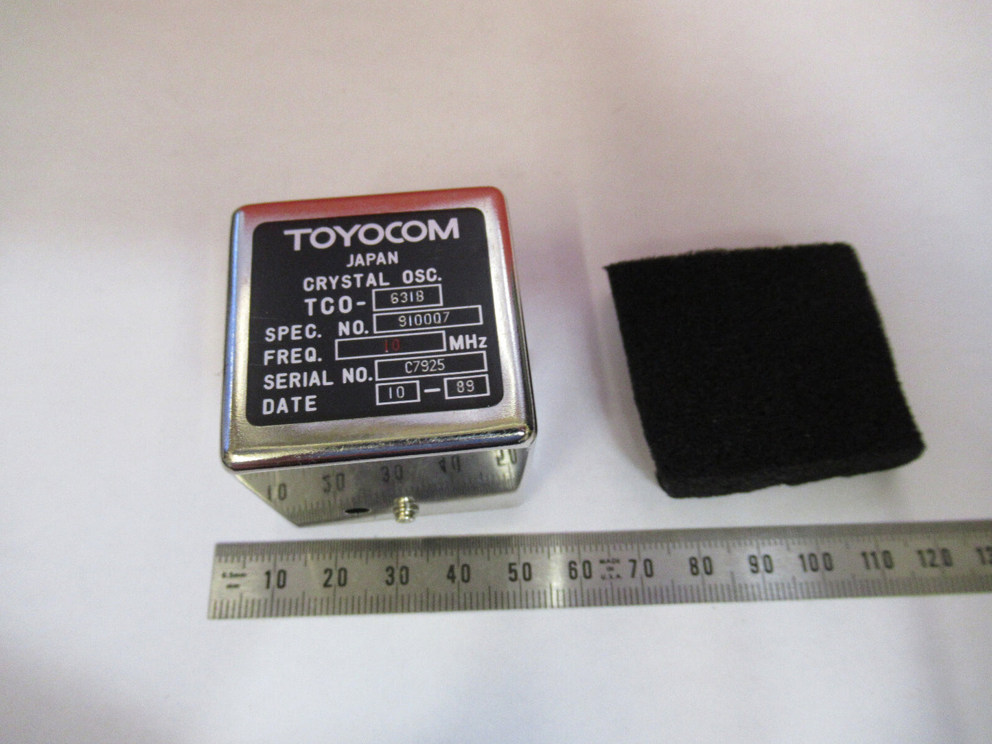 Toyocom 10 MHz Oscillator Quartz Crystal Frequency Control