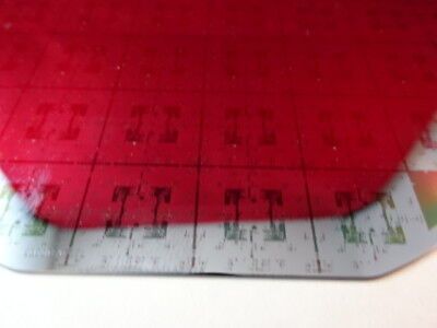 COLLECTABLE SEMICONDUCTOR WAFER SILICON WITH COMPONENTS NICE AS IS #83-A-20
