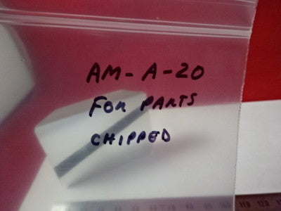 FOR PARTS OPTICAL MIRROR [chipped edge] OPTICS AS PICTURED &AM-A-20