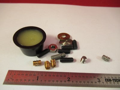 BRUEL KJAER LOT ACCESSORIES for ACCELEROMETER TEST  studs 10-32, wax #C7-A-03