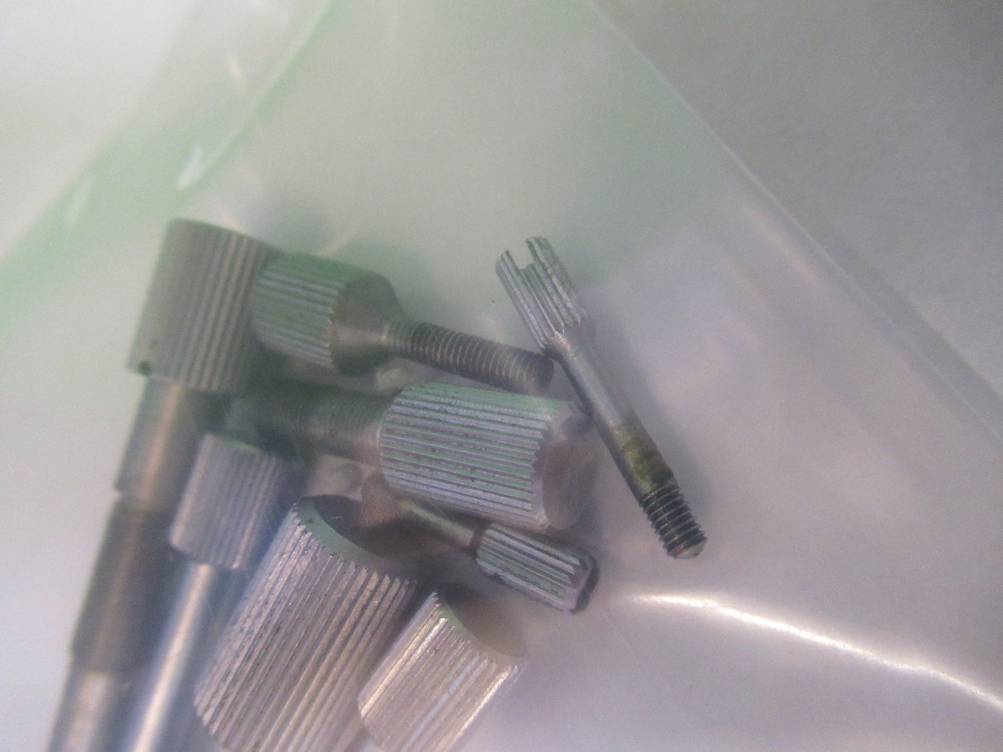 OLYMPUS JAPAN LOT SCREWS MICROSCOPE PART AS PICTURED AS PICTURED T4-B-04