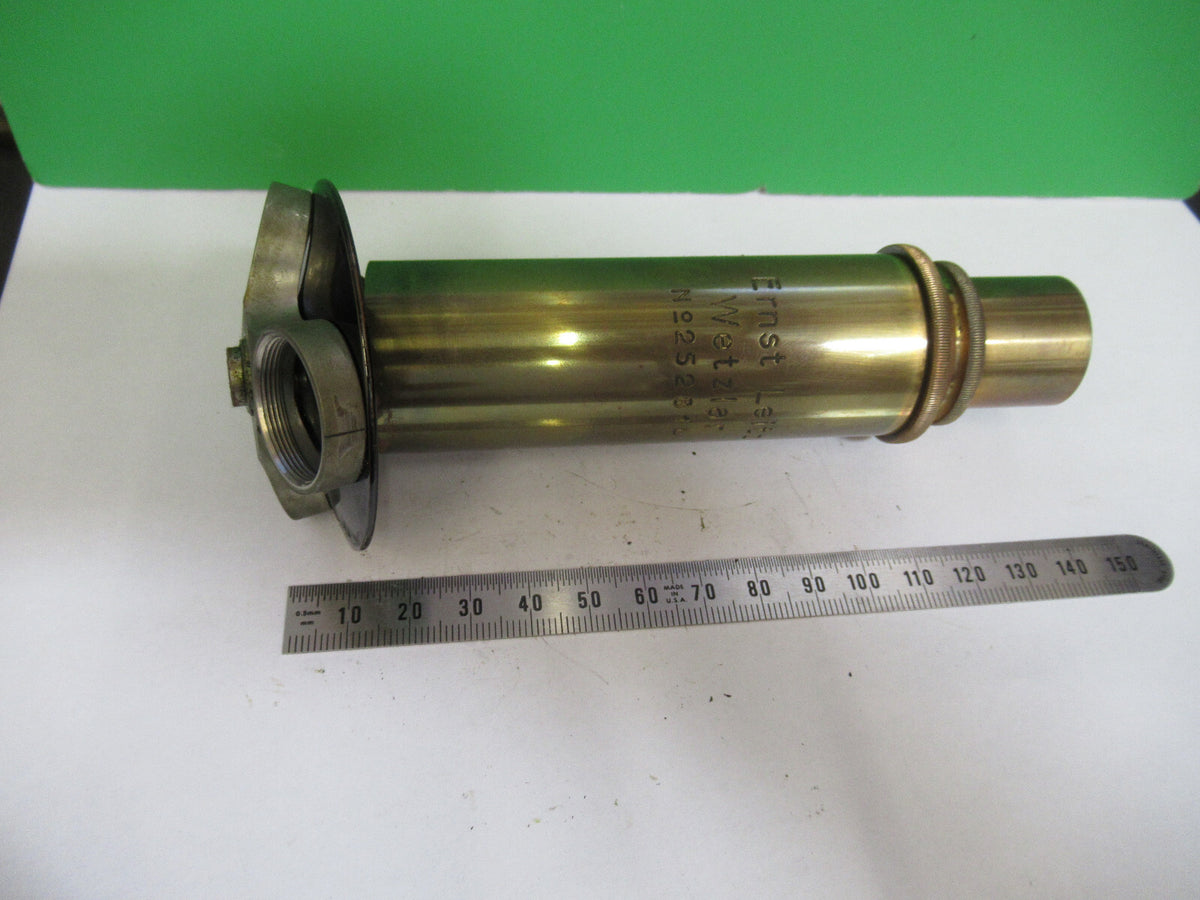 Antique Microscope Part Ernst Leitz Germany Brass Tubus Nosepiece
