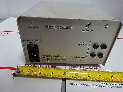 WILD SWISS LAMP POWER SUPPLY ILLUMINATOR MODELL 363205 AS IS BIN#TC-1