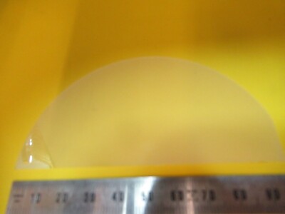 SAPPHIRE WAFER SINGLE CRYSTAL HALF PIECE ALUMINUM OXIDE AS PICTURED &18-A-60