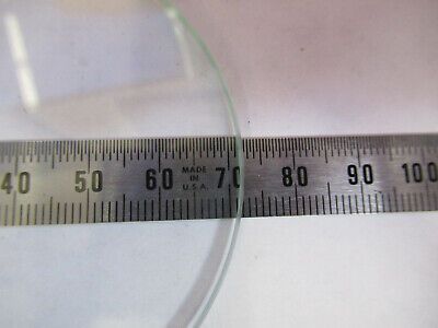 GLASS PLATE STAGE MICROSCOPE PART OPTICS AS PICTURED &F9-A-80