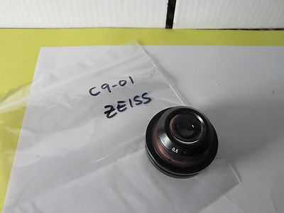 MICROSCOPE PART ZEISS CONDENSER  OPTICS AS IS [missing lever for IRIS BIN#C9-01