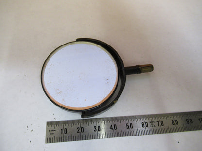 ANTIQUE BAUSCH LOMB MIRROR ASSEMBLY OPTICS MICROSCOPE PART AS PICTURED X6-A-16