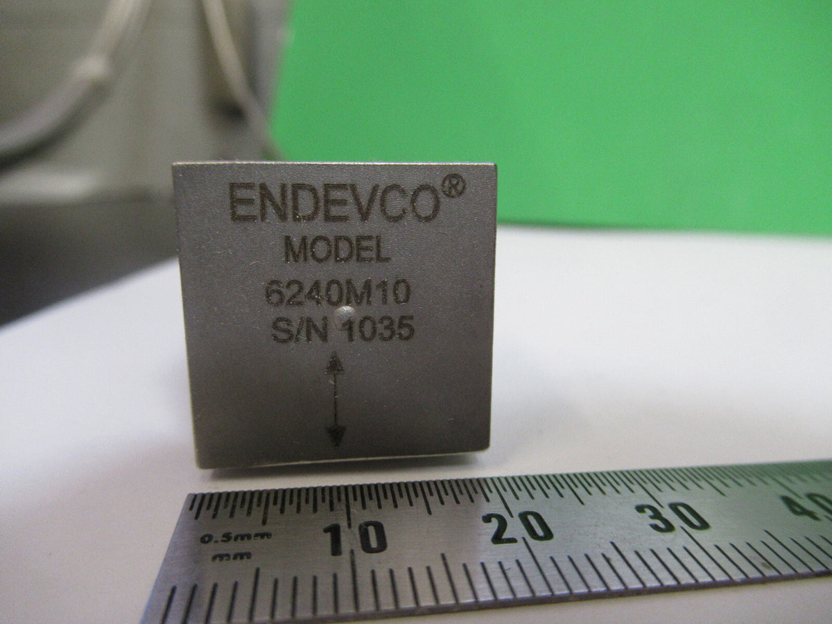 MEGGITT ENDEVCO 6240M10 ACCELEROMETER VIBRATION SENSOR AS PICTURED &X4-A-71