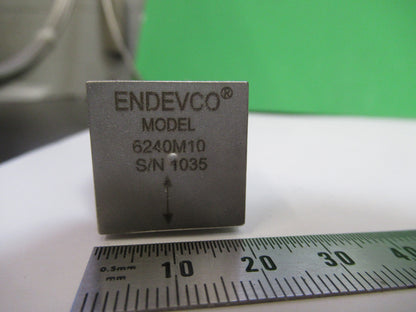 MEGGITT ENDEVCO 6240M10 ACCELEROMETER VIBRATION SENSOR AS PICTURED &X4-A-71