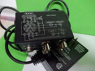 MICROSCOPE PART CAMERA POWER SUPPLY SIGNAL CONDITIONING OPTICS AS IS BIN#W3-45
