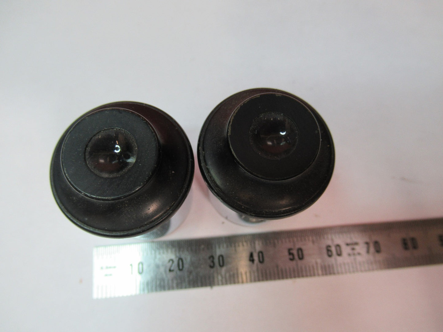 ANTIQUE SPENCER AO 10X EYEPIECE PAIR OCULAR MICROSCOPE PART AS PICTURED T7-A-64