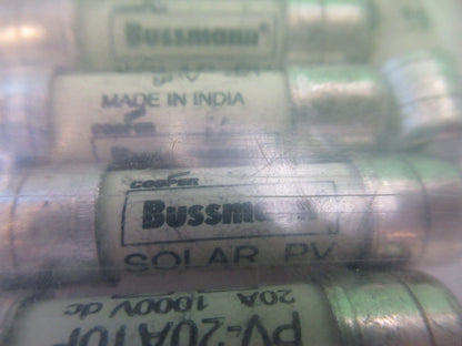LOT +20 pcs  BUSSMANN ASSORTED FUSES 20 AMPS AS PICTURED T6-B-18