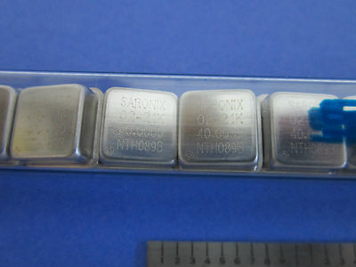 Lot 20 Ea Saronix Quartz Oscillator Frequency 40 MHz Standard