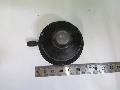 ANTIQUE CONDENSER IRIS ASSEMBLY BAUSCH LOMB MICROSCOPE PART AS PICTURED U9-A-30
