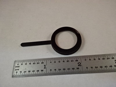 MICROSCOPE PART ZEISS POLARIZER RETARDER SLIDE POL OPTICS AS IS #T2-B-12