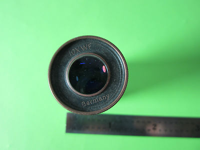 Optical Microscope Part Eyepiece Germany 10X Wf Vintage Optics