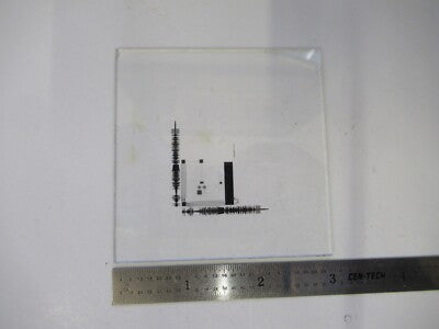 OPTICAL RARE TEST ELECTROMASK SHADOWMASK SAMPLE OPTICS AS PICTURED &A9-A-49