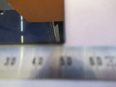 OPTICAL RED FILTER GLASS PLATE MIL SPEC OPTICS AS PICTURED &F1-A-13