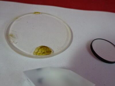 LOT OPTISCHE GLASLINSEN PRISMENFILTER LASEROPTIKEN WIE ABGEBILDET &amp;R7-A-28