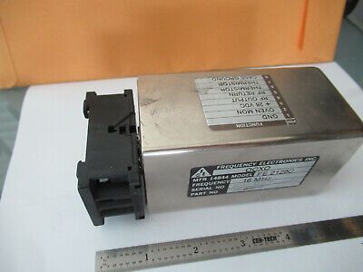 FREQUENCY ELECTRONICS FEI QUARTZ OSCILLATOR 16 MHz for parts AS PICTURED F3-A-81