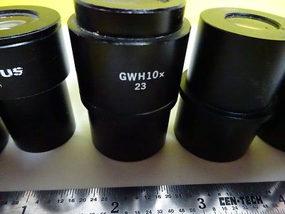 LOT MICROSCOPE EYEPIECES OCULAR OPTICS #X8-44