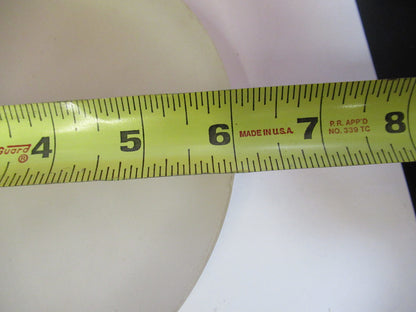 OPTICS HUGE PREFORM GLASS THICK & HEAVY 6" DIAMETER OPTICAL AS PICTURED T1-A-19