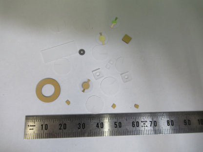 Lot Blanks Piezoelectric Quartz Crystal X-y-cut Gold Coated Piezo Sensor