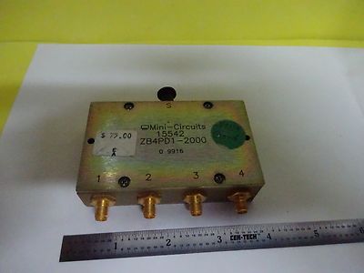 RF MICROWAVE FREQUENCY MINI CIRCUITS ZB4PD1-2000 SPLITTER AS IS BIN#X2-19