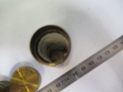 ANTIQUE REICHERT BAKER 8mm OBJECTIVE RARE MICROSCOPE PART AS PICTURED R2-B-22