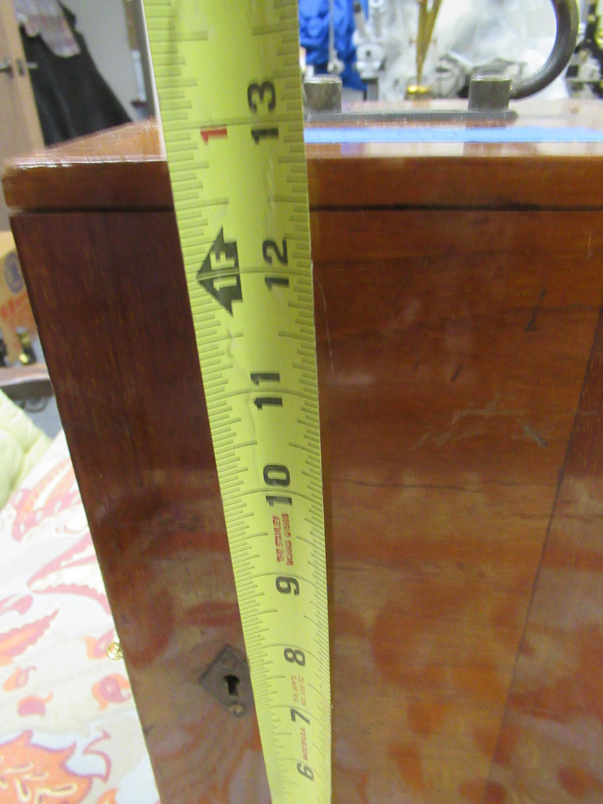 Empty Wood Cabinet for Antique Watson UK London Microscope Part